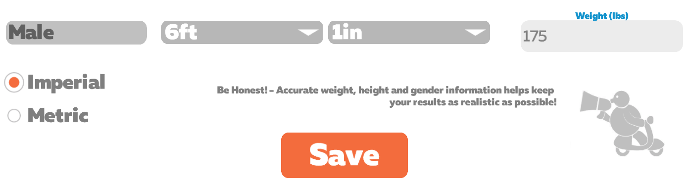 Changing your weight on Zwift