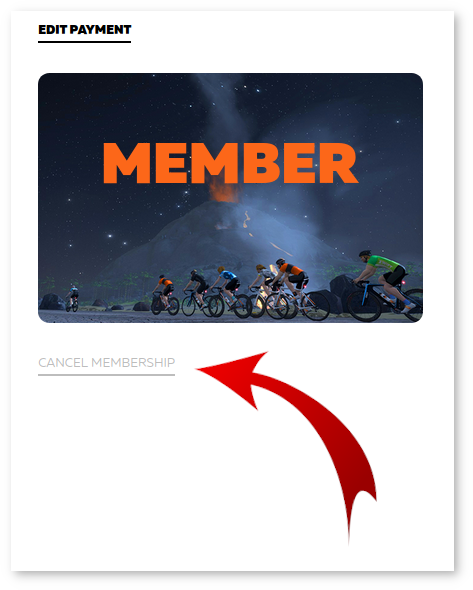 Cancelling your Zwift membership