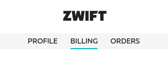 Zwift Membership billing link