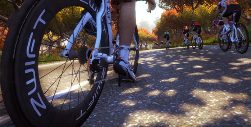 On the virtual road with Zwift