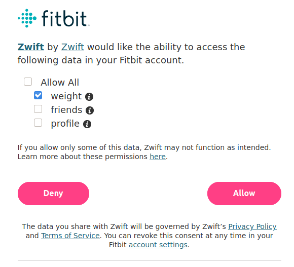 Linking your Smart Scales to Zwift