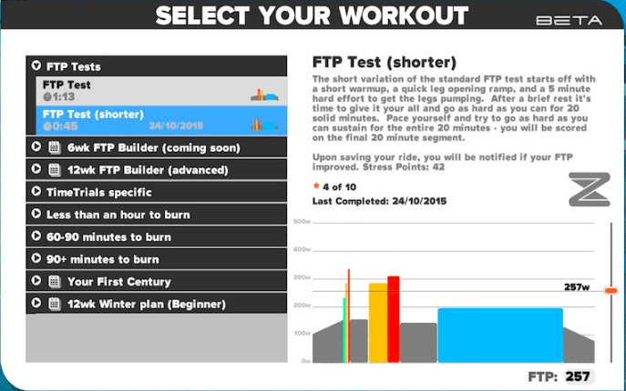 Zwift Workouts Builder